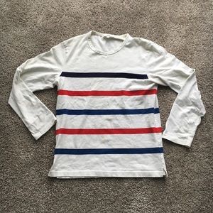 00s Uniqlo striped long sleeve tshirt
